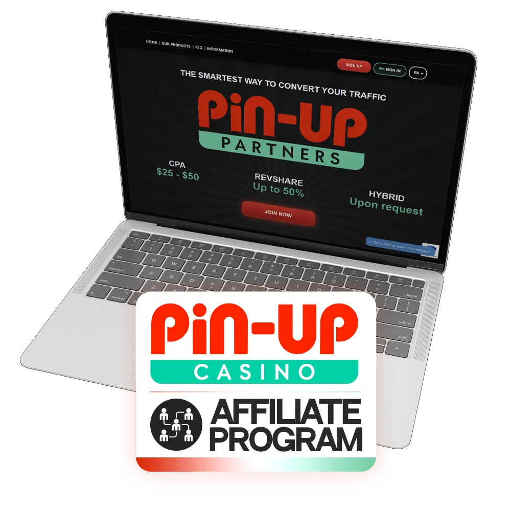 Start earning passively with Pin-Up affiliate program.