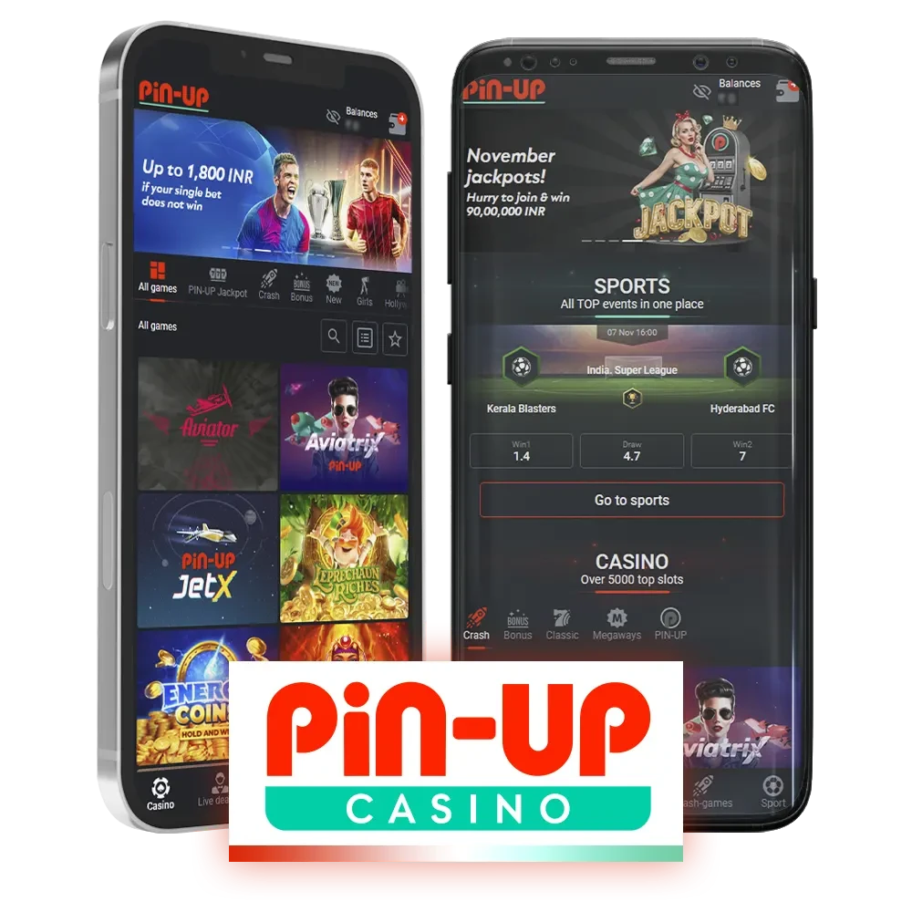 Download Pin-Up app for android and ios.