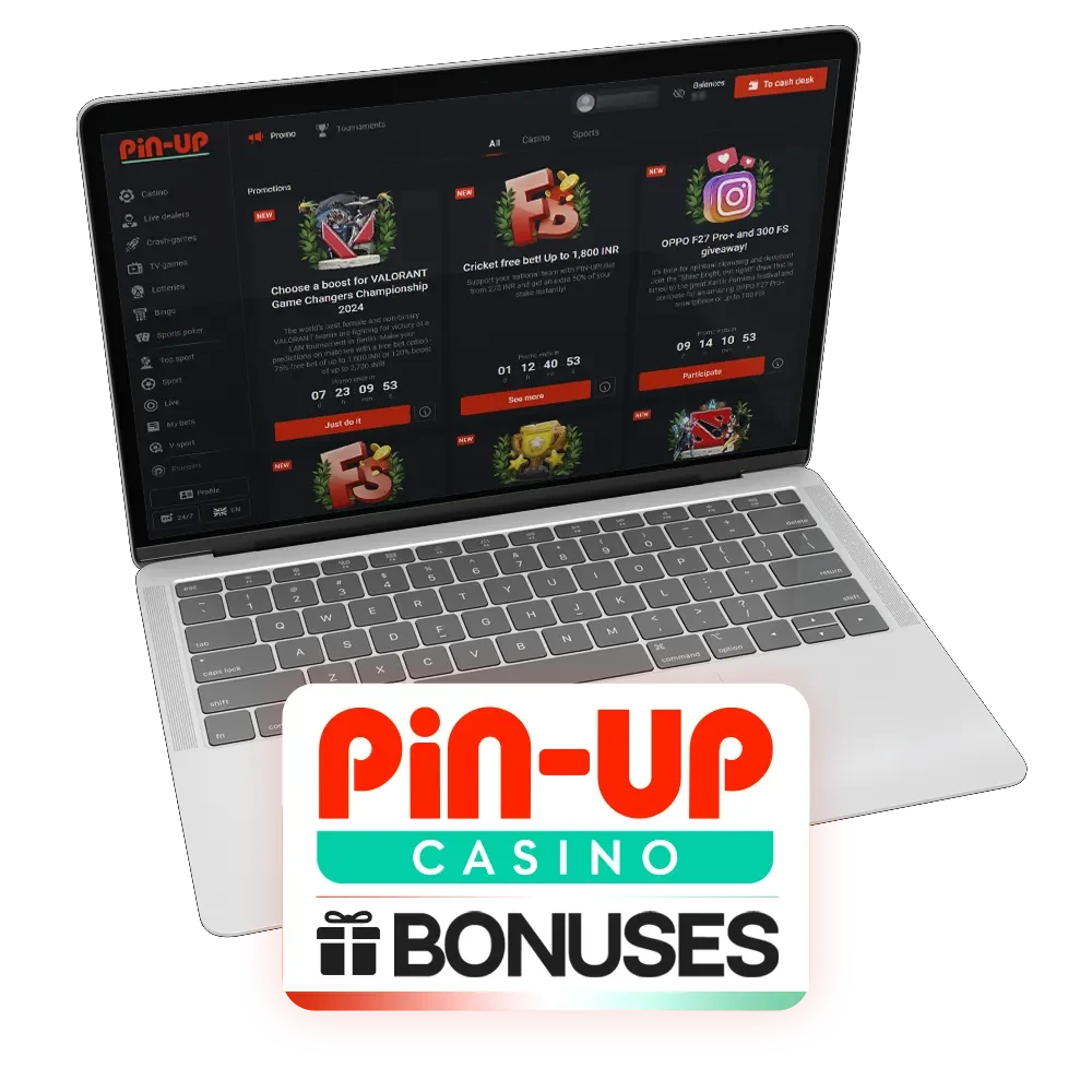 Pin-Up Casino provides a huge number of bonuses and promotions.