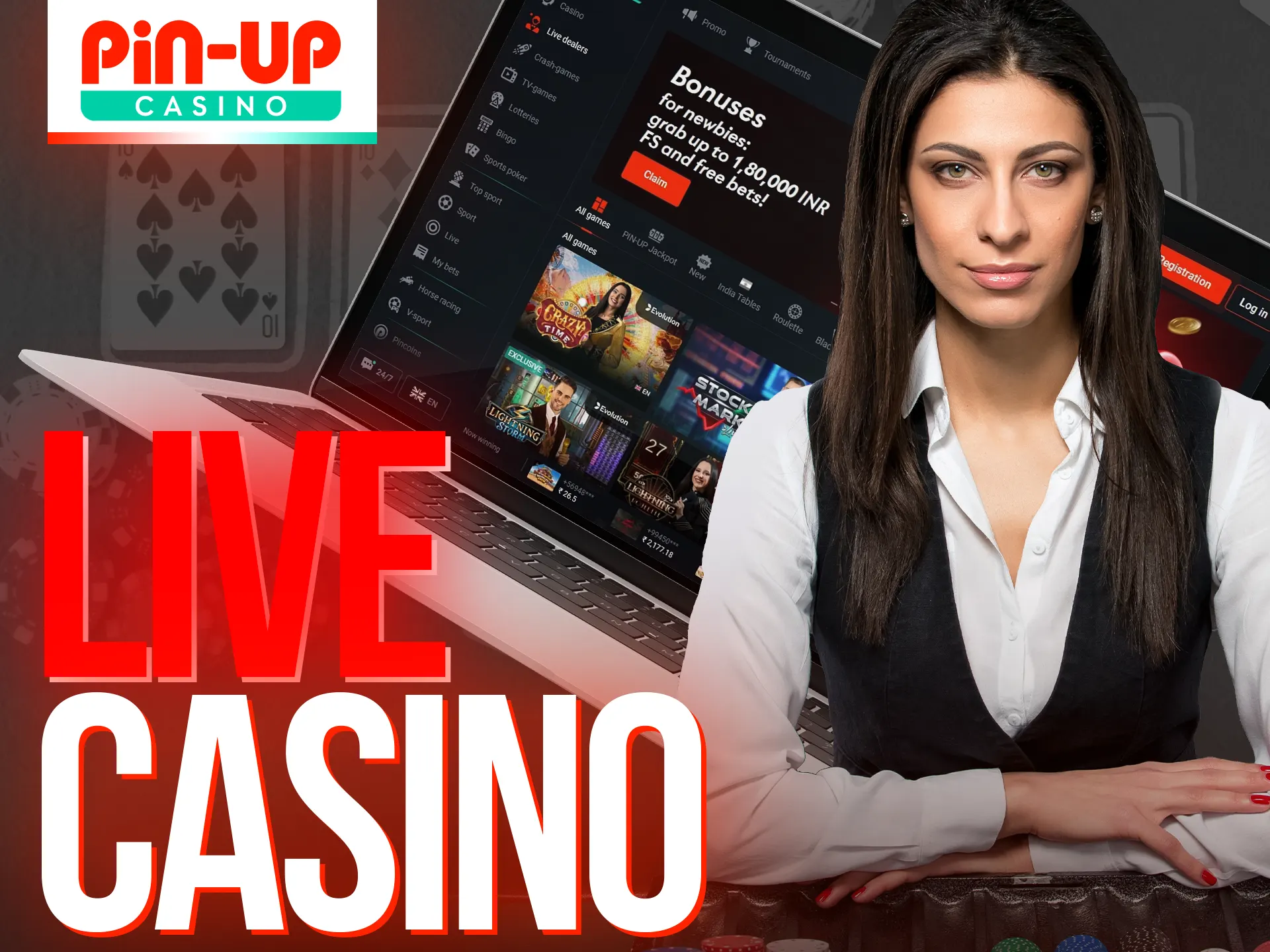 Get an exciting live casino experience with Pin-Up.