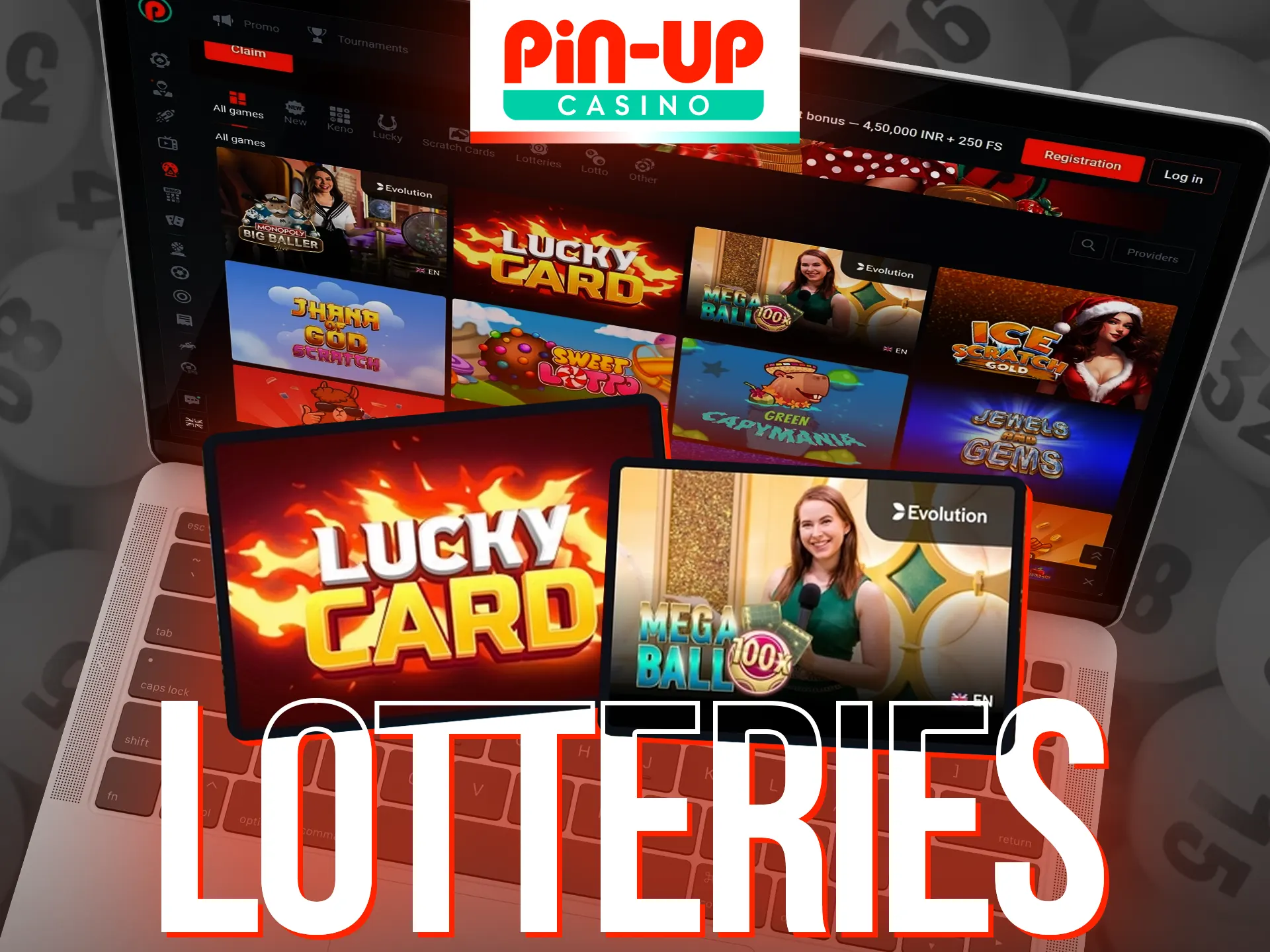 The lotteries section at Pin-Up casino provides thrilling opportunities.