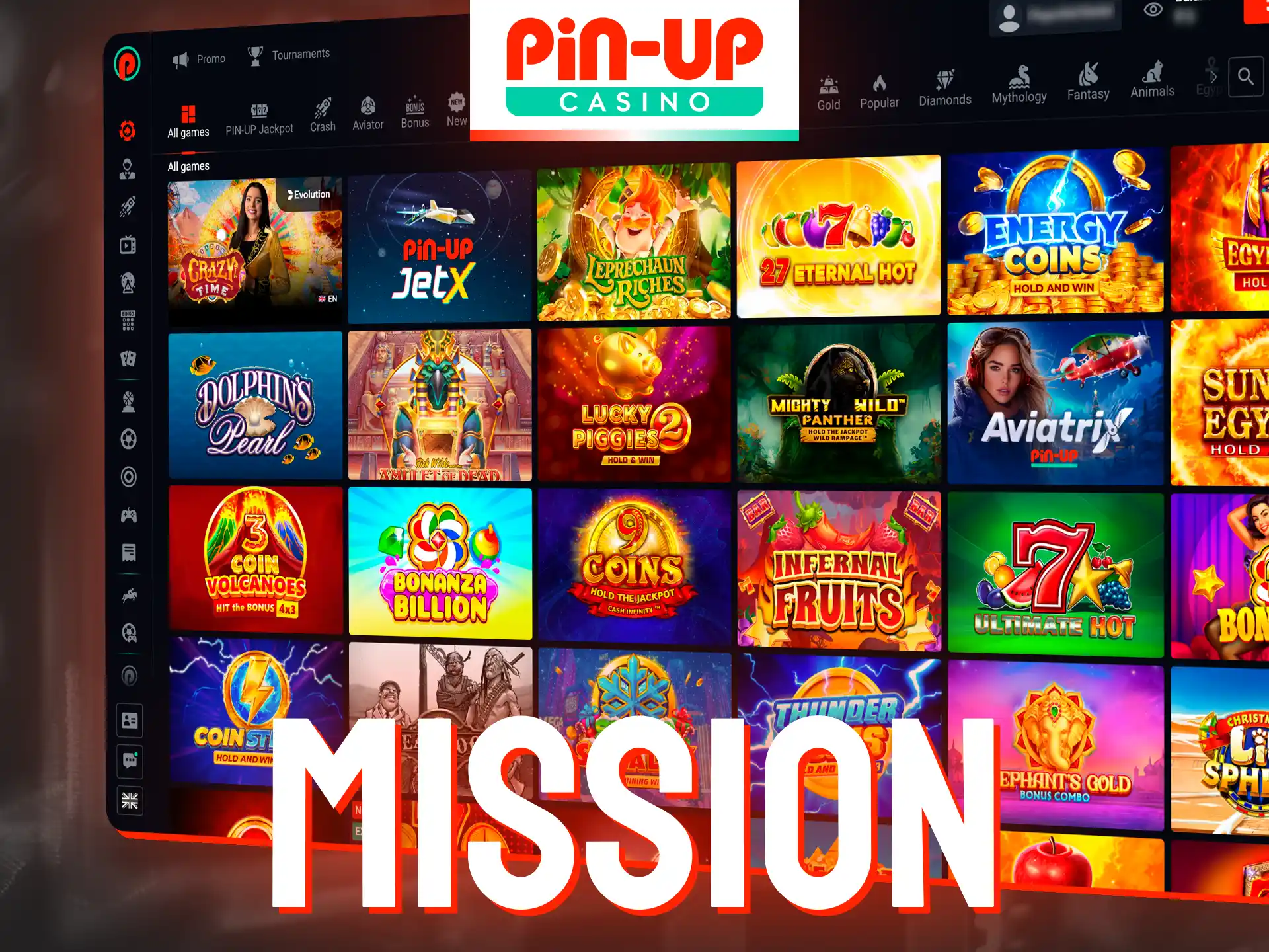 Pin-Up platform ensures constant betting opportunities.