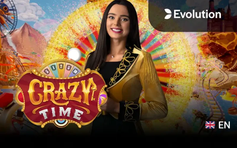 Spin the wheel in Crazy Time game at Pin-Up live casino.