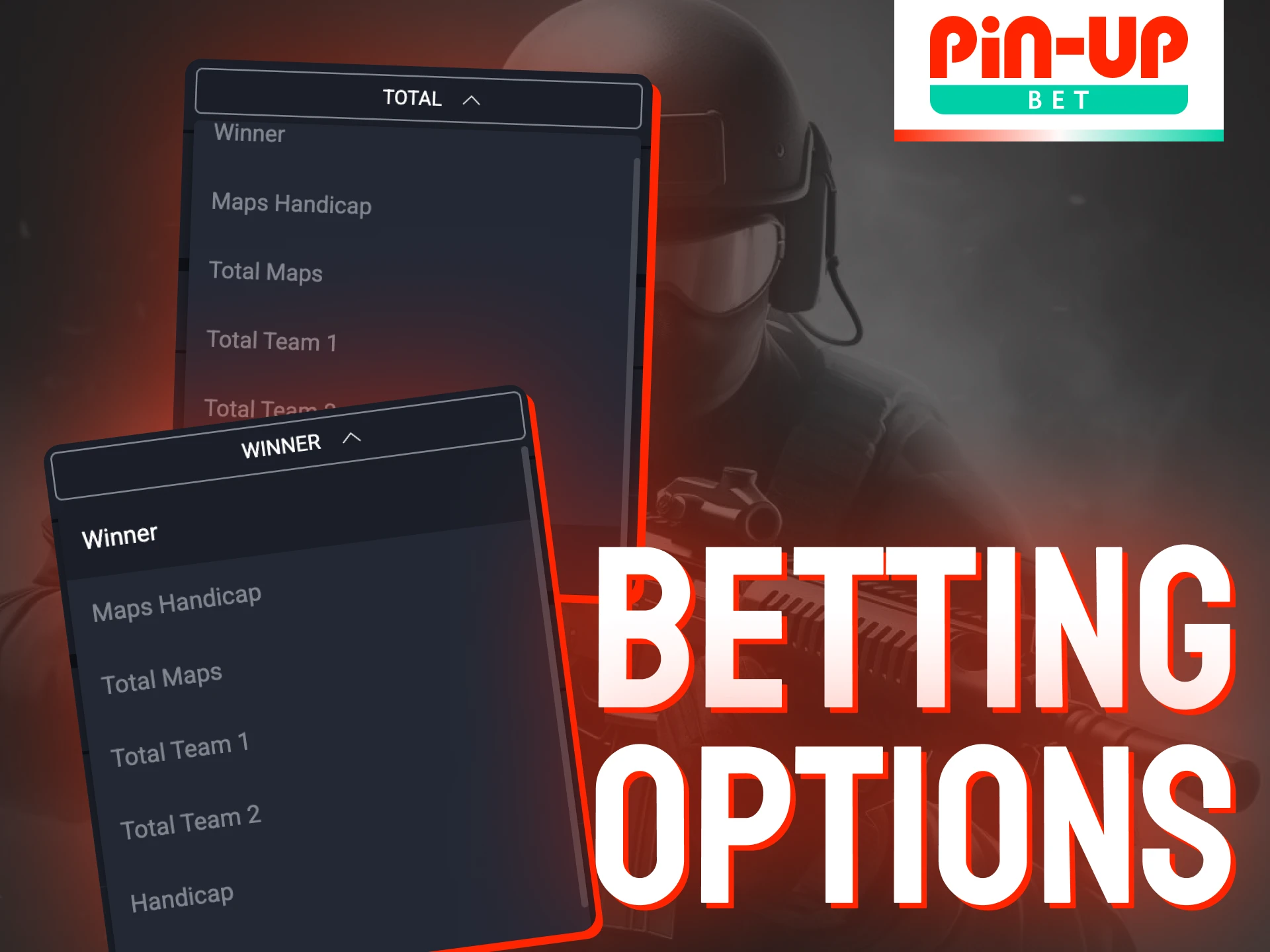 Start taking advantage of esports bet types at Pin-Up platform.