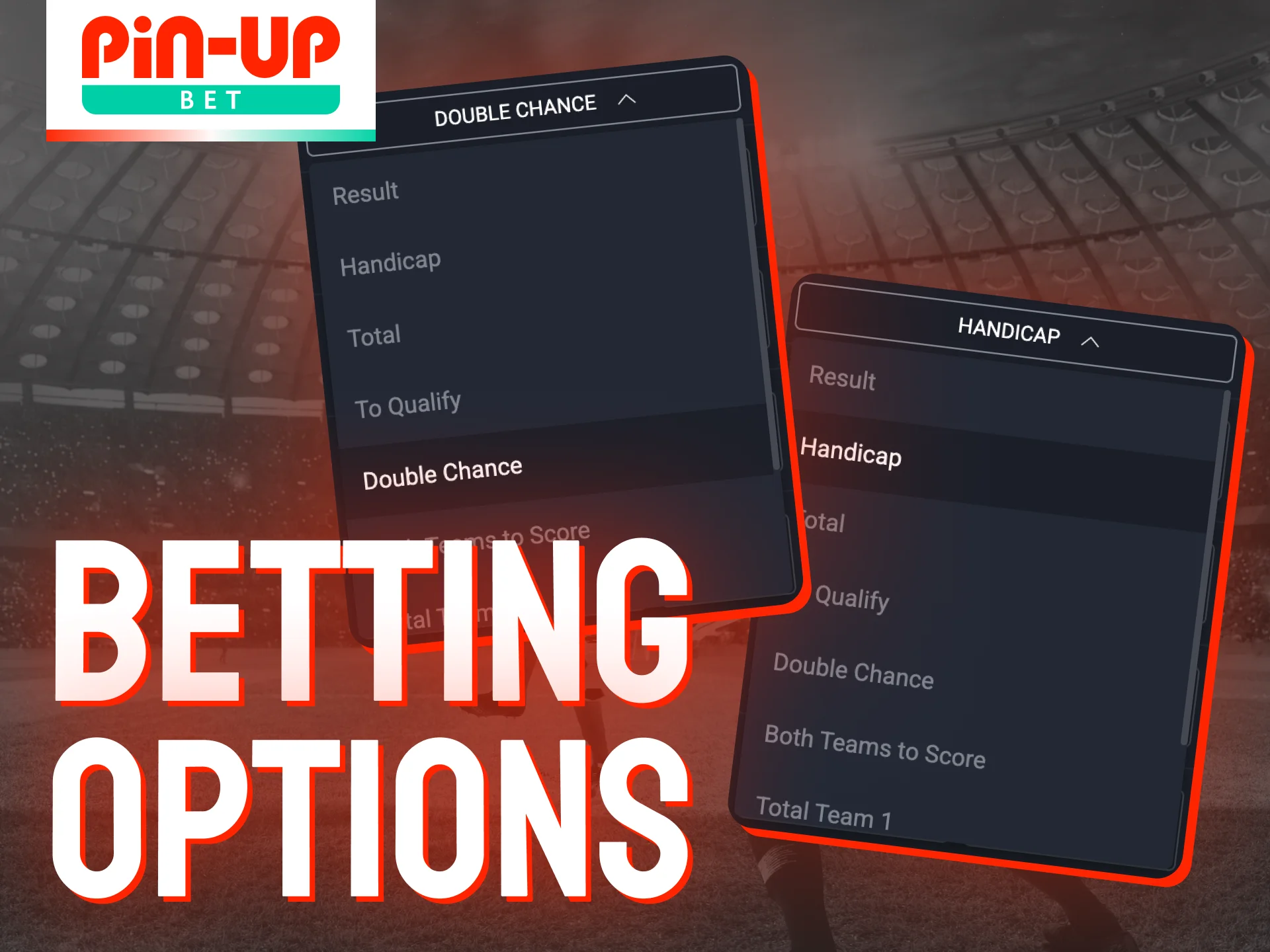 Pin-Up offers a wide range of football betting options.