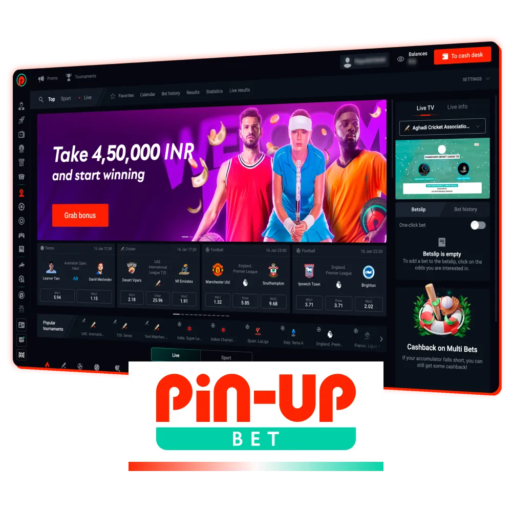 Place bets on kabaddi using the Pin-Up platform.