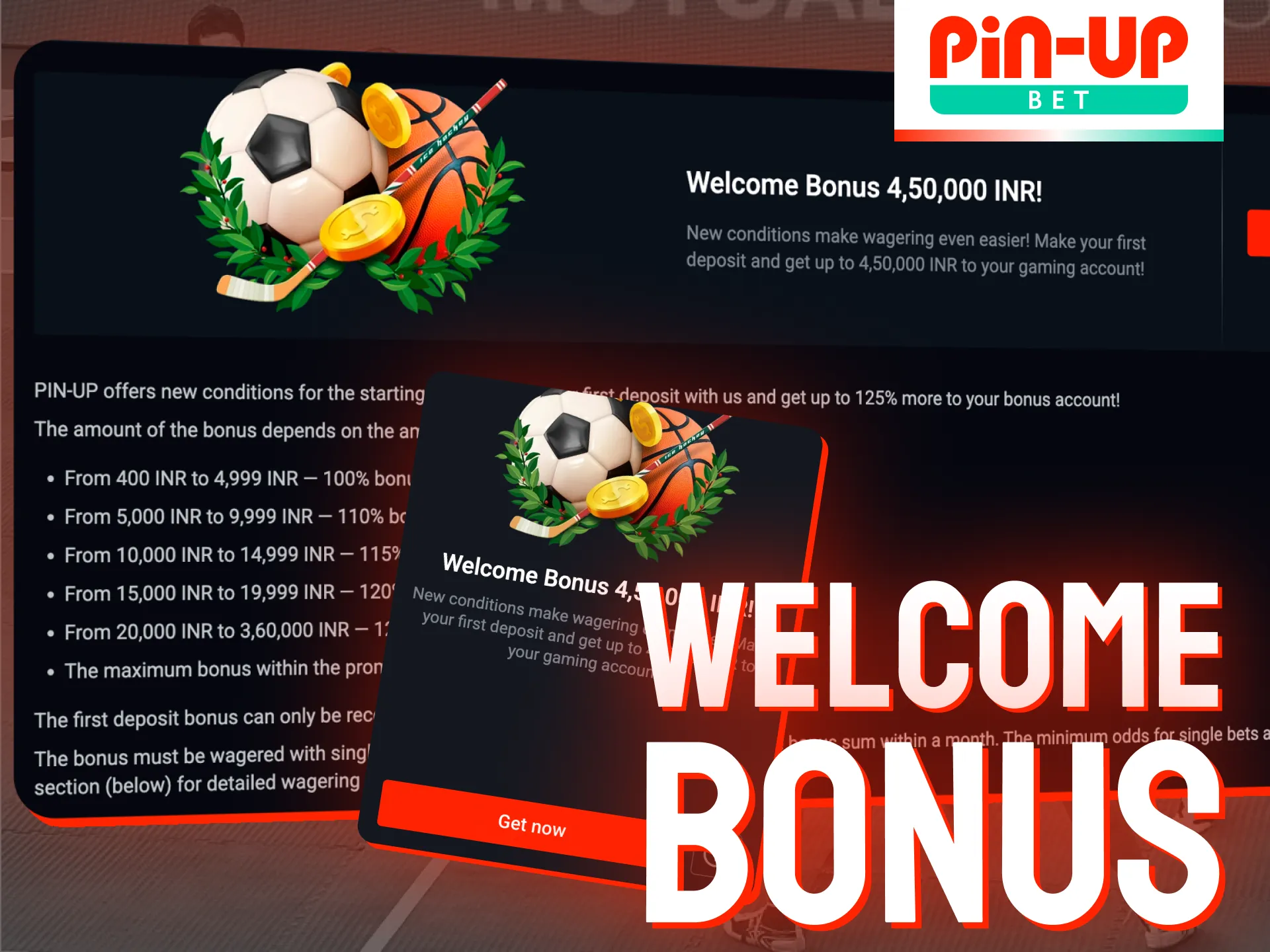 Get access to Pin-Up promo offer for kabaddi betting.