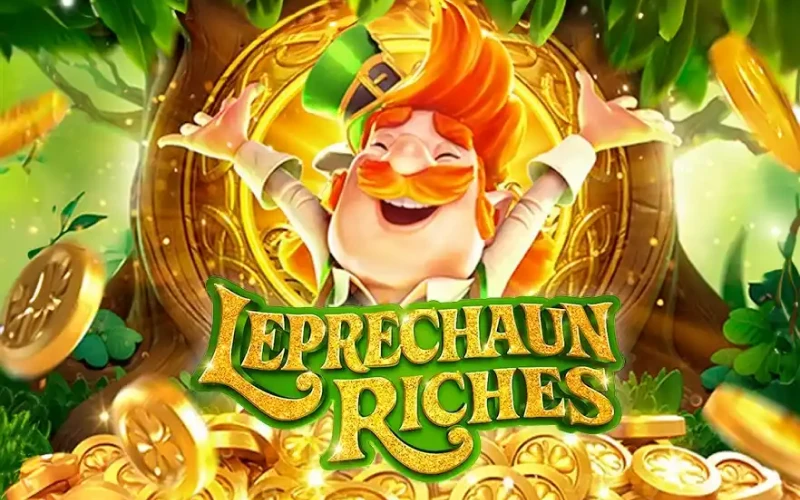 Play Leprechaun Riches Pin-Up slot with increasing multiplier.