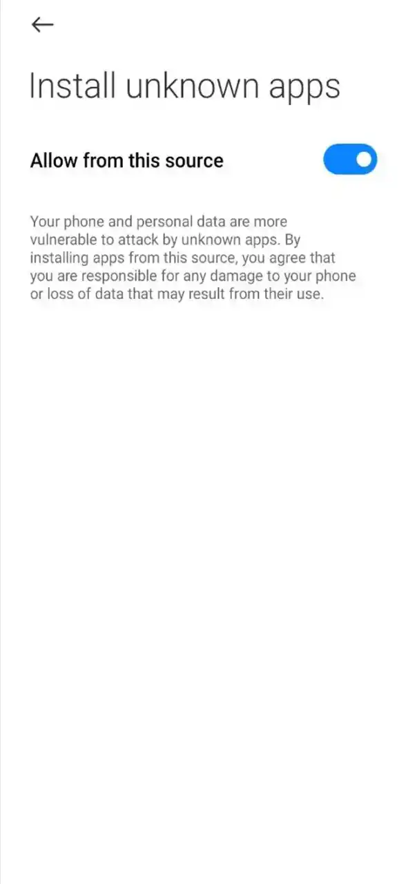 Enable installation from unknown sources to install the Pin-Up Casino app.