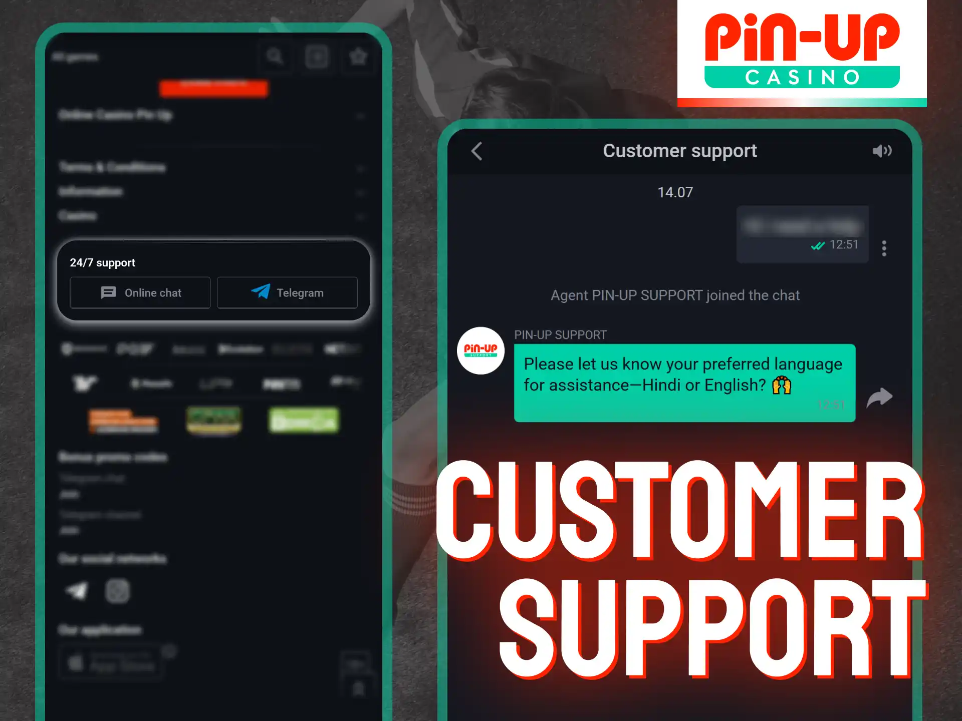 Pin-Up Casino app offers live chat and support for all user issues.