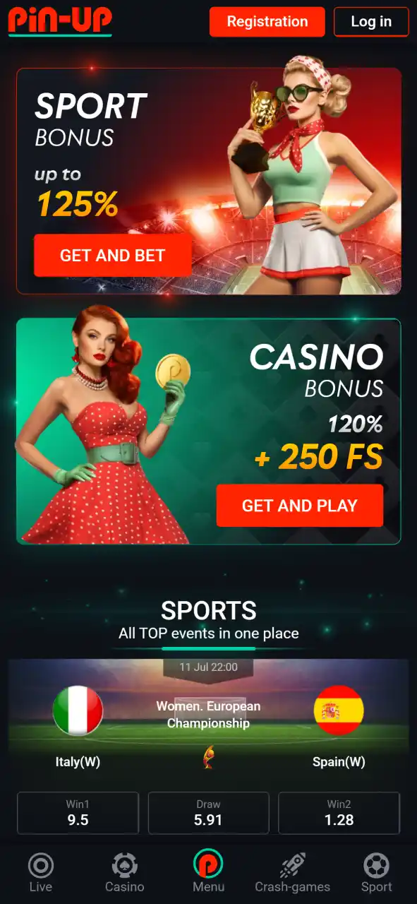 Redirect to the official Pin-Up Casino site to complete your top-up.