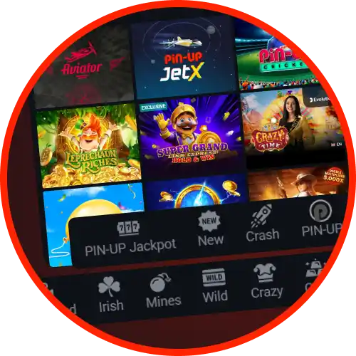 Play over 9,000 games and bet on 30,000 sports events at Pin-Up Casino.